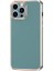 iPhone 12 Pro Max Parlak Yapılı ve Kenarları Altın Görünümlü Şık Bark Premium Silikon Kılıf 1