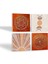 Minimalist Soyut, Sri Yantra, Mandala Taş Bardak Altlığı Masaüstü Koruyucu Altlık 4 Parça Set 10x10cm Stone Coasters SC306 2