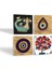 Stone Nazar, Şahmeran, Nar Ağacı Taş Bardak Altlığı – 4’lü Set, 10x10 cm Dekoratif Masaüstü Koruyucu Doğaltaş Altlık |SC525| 2