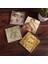 Soteria Mozaiği, Çingene Kızı, Mozaik Serisi Taş Bardak Altlığı Masaüstü Koruyucu Altlık 4 Parça Set 10x10cm Stone Coasters SC121 1