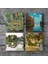 Claude Monet Sonbahar, Bahçede, Gül Çiçekli Kemer, Nilüfer Gölü Taş Bardak Altlığı Masaüstü Koruyucu Altlık 4 Parça Set 10x10cm Stone Coasters SC532 3