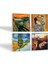Dalí Belleğin Azmi, Van Gogh Selvili Yol, Çığlık, Klimt Aile Kucaklama Taş Bardak Altlığı Masaüstü Koruyucu Altlık 4 Parça Set 10x10cm Stone Coasters SC555 2