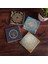 Stone Nazar Ağaç, Yaşam Çiçeği, Sri Yantra Taş Bardak Altlığı – 4’lü Set, 10x10 cm Dekoratif Masaüstü Koruyucu Doğaltaş Altlık |SC158| 1