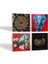 Stone Fil, Kuş, Horus'un Gözü, Sri Yantra Taş Bardak Altlığı – 4’lü Set, 10x10 cm Dekoratif Masaüstü Koruyucu Doğaltaş Altlık |SC160| 2