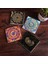 Mandala, Horus'un Gözü, Sri Yantra Taş Bardak Altlığı Masaüstü Koruyucu Altlık 4 Parça Set 10x10cm Stone Coasters SC162 1