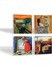 Dalí Belleğin Azmi, Çığlık, Gustav Klimt Aile Kucaklama, Kaplumbağa Terbiyecisi Taş Bardak Altlığı Masaüstü Koruyucu Altlık 4 Parça Set 10x10cm Stone Coasters SC563 2