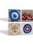 Nazar, Hayat Ağacı, Nar Taş Bardak Altlığı Masaüstü Koruyucu Altlık 4 Parça Set 10x10cm Stone Coasters SC372 2