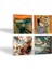 Çığlık, Klimt Aile Kucaklama, Ruhların Geçişi, Aziz Stephen Üçlemesi Taş Bardak Altlığı Masaüstü Koruyucu Altlık 4 Parça Set 10x10cm Stone Coasters SC589 2