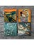 Çığlık, Van Gogh Badem Ağacı, Gustav Klimt Aile Kucaklama, Ruhların Geçişi Taş Bardak Altlığı – 4’lü Set, 10x10 cm Dekoratif Masaüstü Koruyucu Doğaltaş Altlık |SC590| 3