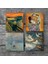 Monet Gün Doğumu, Çığlık, Klimt Aile Kucaklama, Ruhların Geçişi Taş Bardak Altlığı Masaüstü Koruyucu Altlık 4 Parça Set 10x10cm Stone Coasters SC597 3
