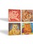 Louis Wain Kediler Taş Bardak Altlığı – 4’lü Set, 10x10 cm Dekoratif Masaüstü Koruyucu Doğaltaş Altlık |SC214| 2