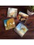 Dalí Belleğin Azmi, Arzunun Gizemi, Antonius, Amerika’nın Keşfi Taş Bardak Altlığı Masaüstü Koruyucu Altlık 4 Parça Set 10x10cm Stone Coasters SC215 1