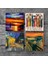 Van Gogh Kafe Terasta Gece, Çığlık, Yerli Kadınlar, Deniz Manzarası Taş Bardak Altlığı – 4’lü Set, 10x10 cm Dekoratif Masaüstü Koruyucu Doğaltaş Altlık |SC434| 3