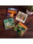 Van Gogh Auvers'deki Oise Bankası, Çığlık, Yerli Kadınlar, Deniz Manzarası Taş Bardak Altlığı Masaüstü Koruyucu Altlık 4 Parça Set 10x10cm Stone Coasters SC436 1