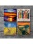 Van Gogh Buğday Tarlası ve Kargalar, Çığlık, Yerli Kadınlar, Deniz Manzarası Taş Bardak Altlığı – 4’lü Set, 10x10 cm Dekoratif Masaüstü Koruyucu Doğaltaş Altlık |SC439| 3