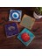 Nazar, Yaşam Çiçeği, Hayat Ağacı, Nar Taş Bardak Altlığı Masaüstü Koruyucu Altlık 4 Parça Set 10x10cm Stone Coasters SC464 1