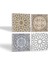 Stone Etnik Desen Taş Bardak Altlığı – 4’lü Set, 10x10 cm Dekoratif Masaüstü Koruyucu Doğaltaş Altlık |SC275| 2