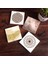Stone Yaşam Çiçeği, Soyut Sanat Taş Bardak Altlığı – 4’lü Set, 10x10 cm Dekoratif Masaüstü Koruyucu Doğaltaş Altlık |SC284| 1