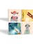 Stone Küçük Prens, Köpek, Kedi Taş Bardak Altlığı – 4’lü Set, 10x10 cm Dekoratif Masaüstü Koruyucu Doğaltaş Altlık |SC288| 2