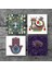 Stone Hayat Ağacı, Fatma Ana Eli (Hamsa), Şahmeran Taş Bardak Altlığı – 4’lü Set, 10x10 cm Dekoratif Masaüstü Koruyucu Doğaltaş Altlık |SC489| 3
