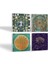 Hayat Ağacı, Lotus Çiçeği, Yaşam Çiçeği Taş Bardak Altlığı Masaüstü Koruyucu Altlık 4 Parça Set 10x10cm Stone Coasters SC493 2