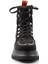 Black Leather Kadın Bot & Bootie HD0777064302 4