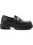 Siyah Kadın Loafer Ayakkabı K01891300409 2