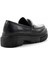 Siyah Kadın Loafer Ayakkabı K01891300409 4
