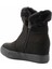 Siyah Süet Kadın Bot & Bootie K02566044002 4