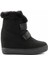 Siyah Süet Kadın Bot & Bootie K02566041502 2