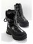 Siyah Paraşüt Kadın Bot & Bootie K02185386167 1
