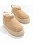 Beige Leather Kadın Bot & Bootie HP0144094302 1