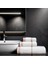 Penye Banyo Havlu Takımı 3lü Set 30X50 50X90 90X150 Beyaz / Pembe 1