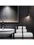 Penye Banyo Havlu Takımı 3lü Set 30X50 50X90 90X150 Beyaz / Siyah 1