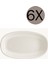 Porselen Gourmet Oval Kayık Tabak 15 x 8,5 cm 6'lı Takım 1