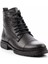 Siyah Siyah Kroko Leather Erkek Bot & Bootie E02400075003 3