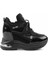 Siyah Rugan Leather Kadın Sneaker K01185300108 2