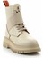 Beige Leather Kadın Bot & Bootie HD0777055403 3