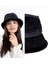 Tavşan Tüyü Peluş Bucket Kova Moda Kadın Kışlık Şapka 1