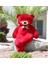 Oyuncak 80 cm Papyonlu Peluş Ayıcık- Ithal Kumaş - Premium Koleksiyon Hediyelik Ayı (% 100 Yerli) 3