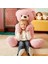 Oyuncak 80 cm Papyonlu Peluş Ayıcık- Ithal Kumaş - Premium Koleksiyon Hediyelik Ayı (% 100 Yerli) 4