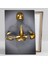 Gold Detaylı Dua Eden Metal Adam Dikey Kanvas Tablo 2