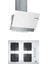 Beyaz 2'li Ankastre Set 246 ( POP7C2O12O - DWK65AD20R ) 67 cm Ocak 1