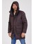 Erkek Kapşonlu Parka K207 Kahverengi 5
