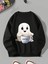 Kadın Ghost Bisiklet Yaka Sweatshirt 1