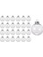 24pcs Şeffaf Plastik Doldurulabilir Noel Topları 8cm Dıy Noel Ağacı Süs Dekorasyon Sanat El Sanatları (Yurt Dışından) 2