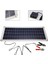 1x8w 12v Çift Usb/Dc Esnek Güneş Paneli Verimli Araç Akü Şarjı Kamp (Yurt Dışından) 5