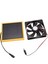 12v 5w Güneş Egzoz Fanı Hava Çıkarıcı 5.6 Inç Mini Vantilatör Güneş Paneli Enerjili Fan Köpek Tavuk Evi Sera (Yurt Dışından) 1
