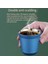 Kahve Fincanı Kapsül Şekli Kahve Kupaları Için 80ml Çift Duvar Paslanmaz Çelik Espresso Fincan Yalıtım, B (Yurt Dışından) 3