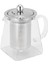 Kalınlaşmış Cam Çaydanlık Isıya Dayanıklı Çiçek Çay Potu Kabarcık Çay Potu Paslanmaz Çelik Filtre Çaydanlık Kare Pot Seti 350 Ml (Yurt Dışından) 1